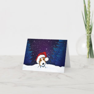 Jack Russell KiniArt Christmas Card