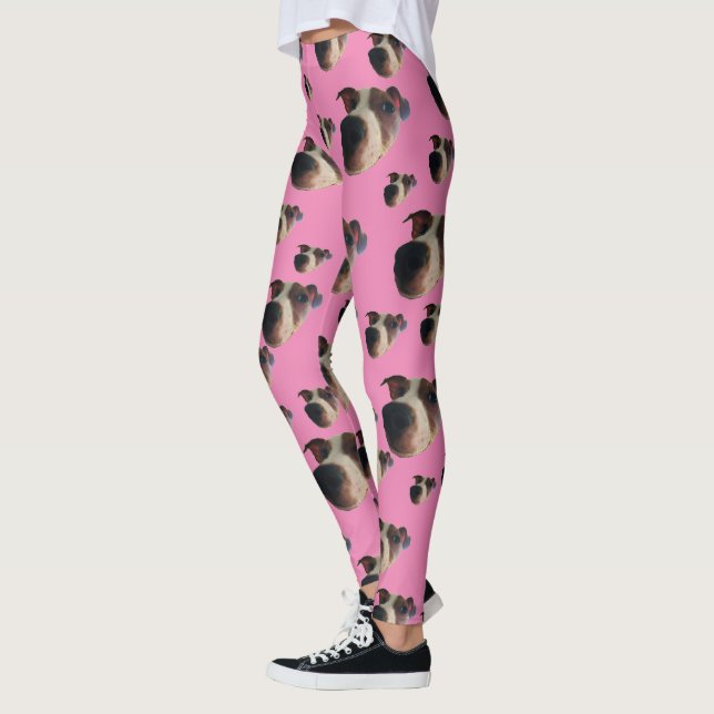 Jack Russell Ladies Leggings (Left)