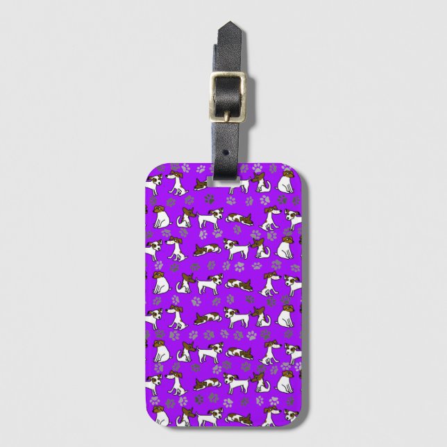 Jack Russell Luggage Tag (Front Vertical)