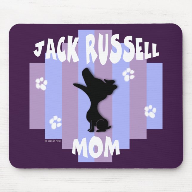 Jack Russell Mom Mousepad (Front)
