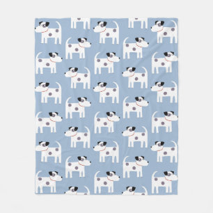 Jack Russell Parson Terrier Dog Pattern Fleece Blanket