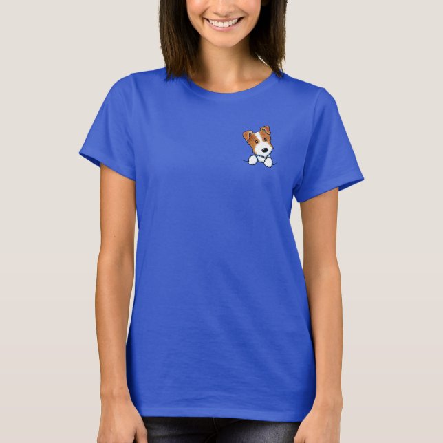 Jack Russell Pocket Puppy T-Shirt (Front)