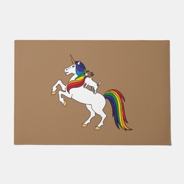 jack russell pullover  doormat (Front)