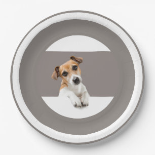 Jack Russell Puppy Dog Cute Adorable Sweet Paper Plate