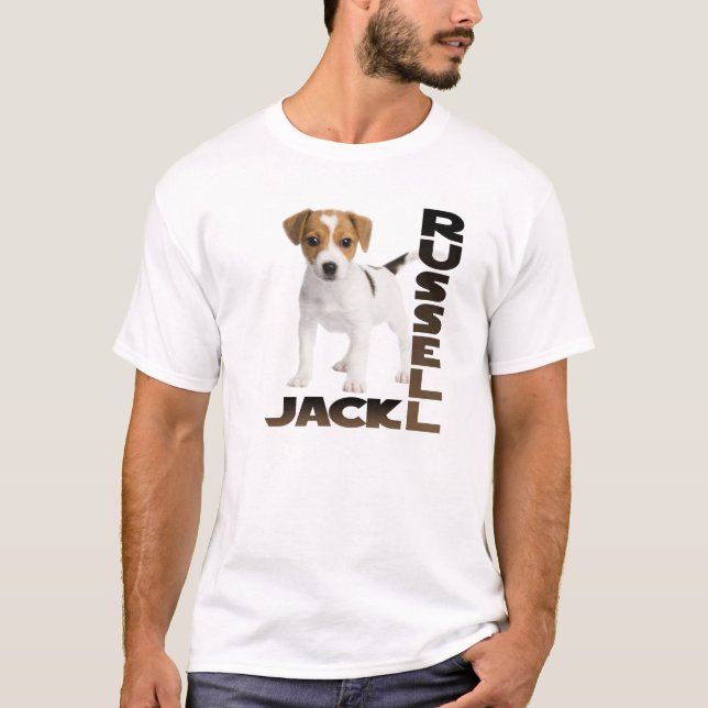 Jack Russell Puppy Dog T-Shirt (Front)