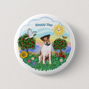Jack Russell Terrier 1 (1) 2 Inch Round Button