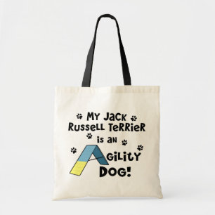 Jack Russell Terrier Agility Dog Tote Bag