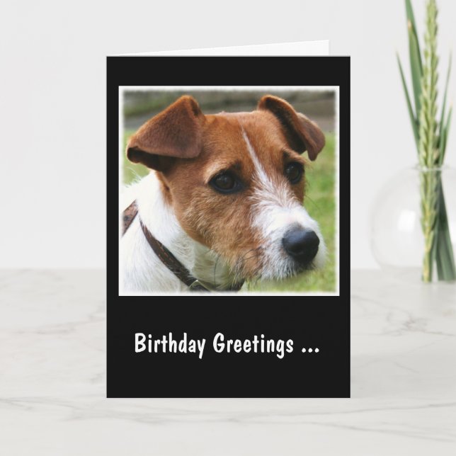 Jack Russell Terrier Card (Front)