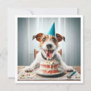 Jack Russell Terrier card, Jack Russell Terrier Invitation