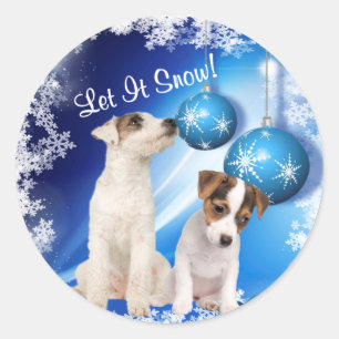 Jack Russell Terrier Chiot Laisser Il Stickers Nei