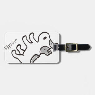 Jack Russell Terrier Chiro Luggage Tag