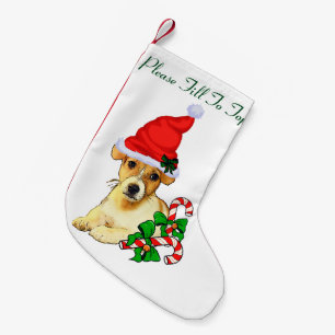 Jack Russell Terrier Christmas Small Christmas Stocking