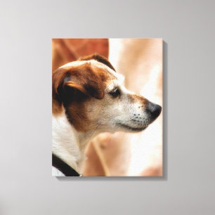 JACK RUSSELL TERRIER DOG CANVAS PRINT