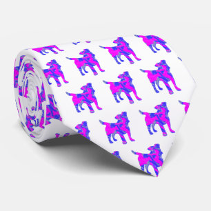 Jack Russell Terrier Dog Cute PinkSilhouette White Tie