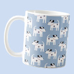 Jack Russell Terrier Dog Design Coffee Mug<br><div class="desc">Lots of lovely little terrier dogs on a blue background.</div>