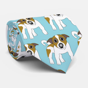 Jack Russell Terrier Dog Design Tie