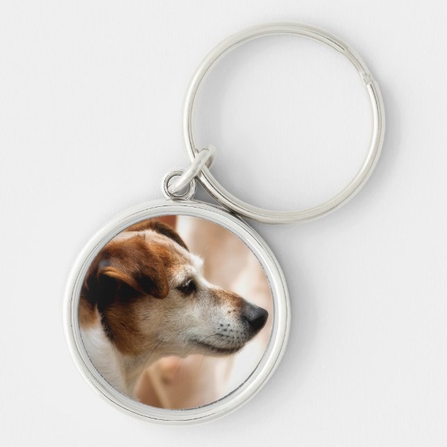 JACK RUSSELL TERRIER DOG KEYCHAIN (Front)