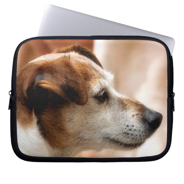 JACK RUSSELL TERRIER DOG LAPTOP SLEEVE (Front)