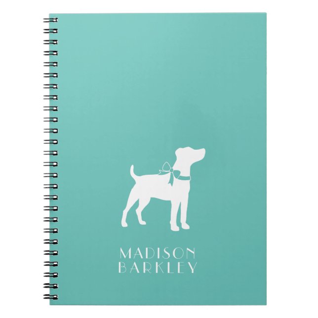 Jack Russell Terrier Dog Puppy Notebook (Front)