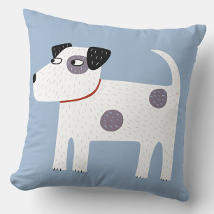 Jack Russell Terrier Dog Throw Pillow