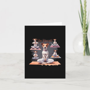Jack Russell Terrier Dog Zen Moments With Jack Rus Card