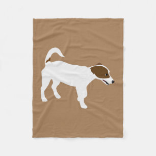 Jack Russell Terrier Fleece Blanket
