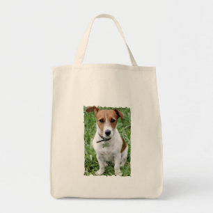 Jack Russell Terrier Grocery Tote Bag