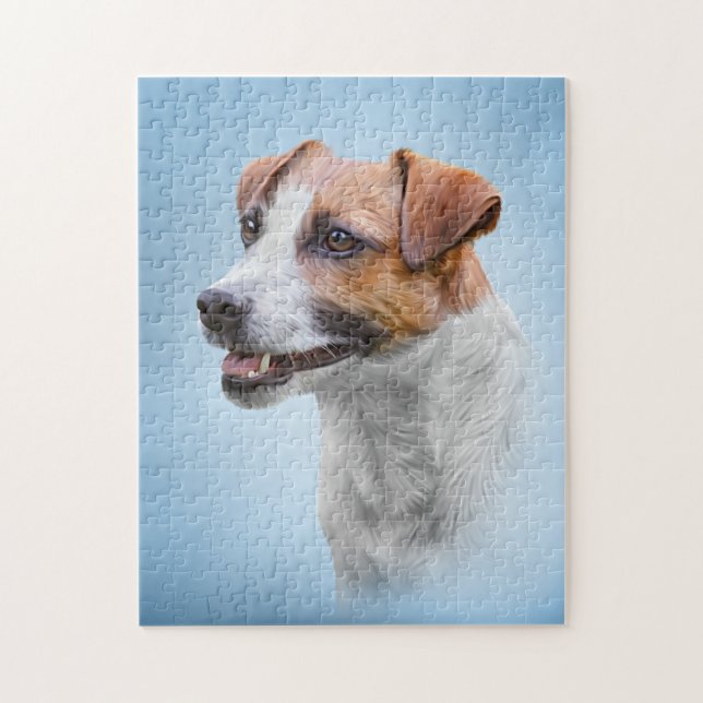 Jack Russell Terrier Jigsaw Puzzle (Vertical)