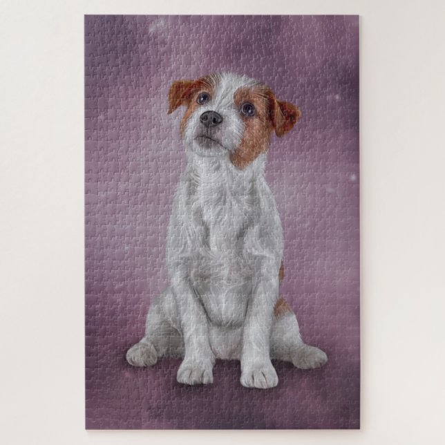 Jack Russell Terrier Jigsaw Puzzle (Vertical)
