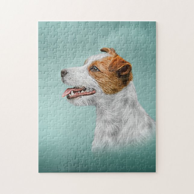 Jack Russell Terrier Jigsaw Puzzle (Vertical)