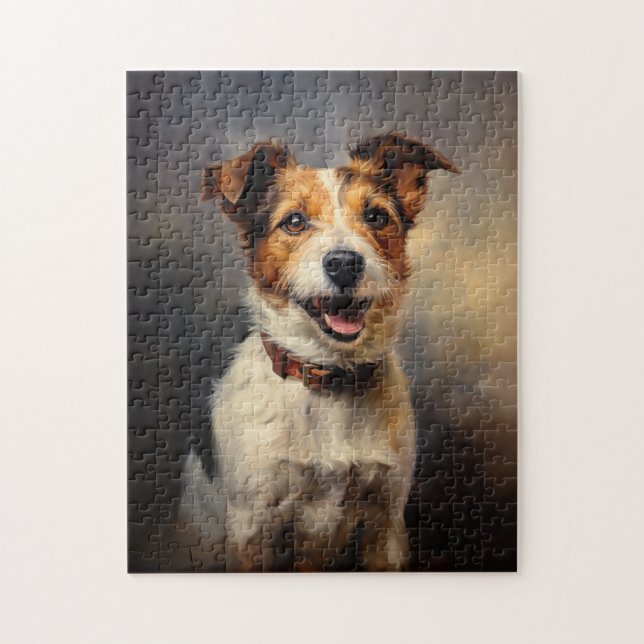 Jack Russell Terrier Jigsaw Puzzle (Vertical)