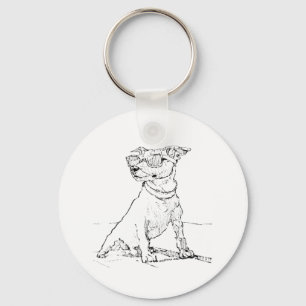 Jack Russell Terrier  Keychain