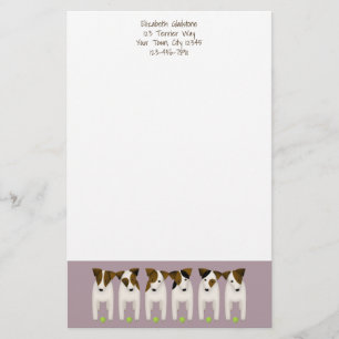 Jack Russell Terrier lovers' customized Stationery