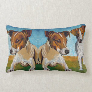 Jack Russell Terrier Lumbar Pillow