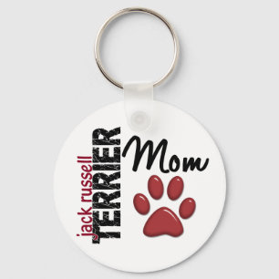 Jack Russell Terrier Mom 2 Keychain
