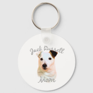 Jack Russell Terrier Mom 2 Keychain