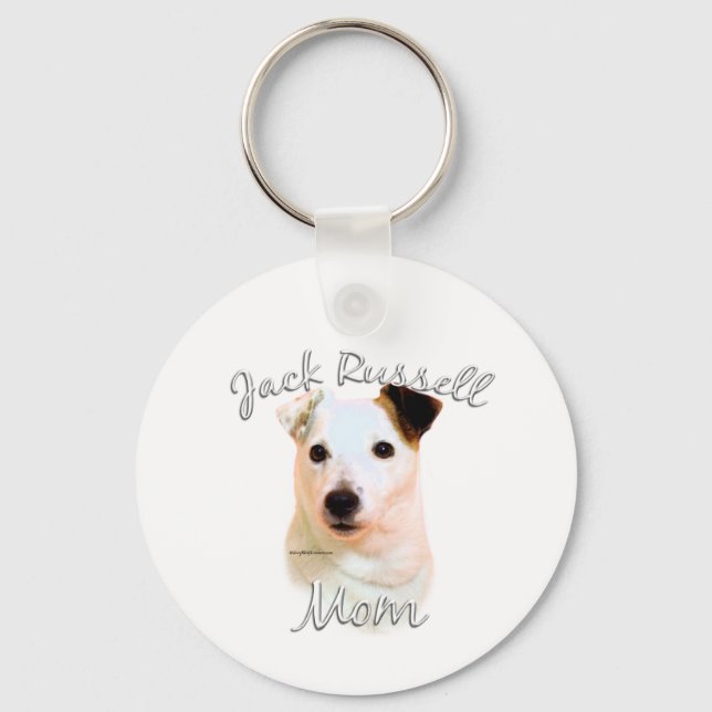 Jack Russell Terrier Mom 2 Keychain (Front)