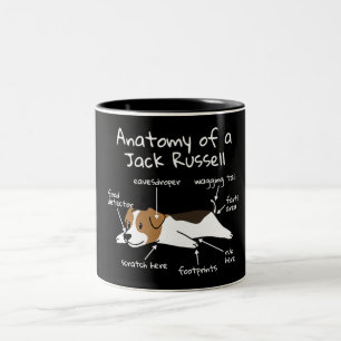 Jack Russell Terrier Mug à café à deux tons