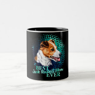 Jack Russell Terrier Mug à café à deux tons