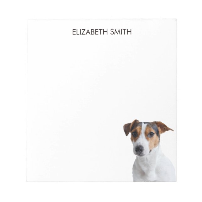 Jack Russell Terrier Notepad (Front)