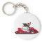 Jack Russell Terrier on Jetski keychain