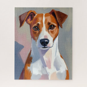 Jack Russell Terrier Painting Dog Pet Jigsaw Puzzle