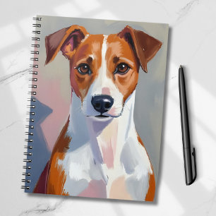 Jack Russell Terrier Painting Dog Pet Notebook