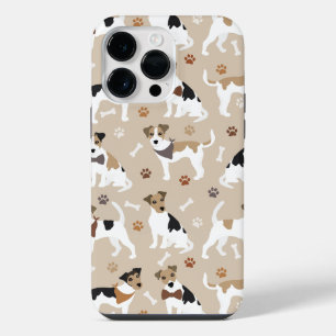 Jack Russell Terrier Paws and Bones iPhone 14 Pro Max Case