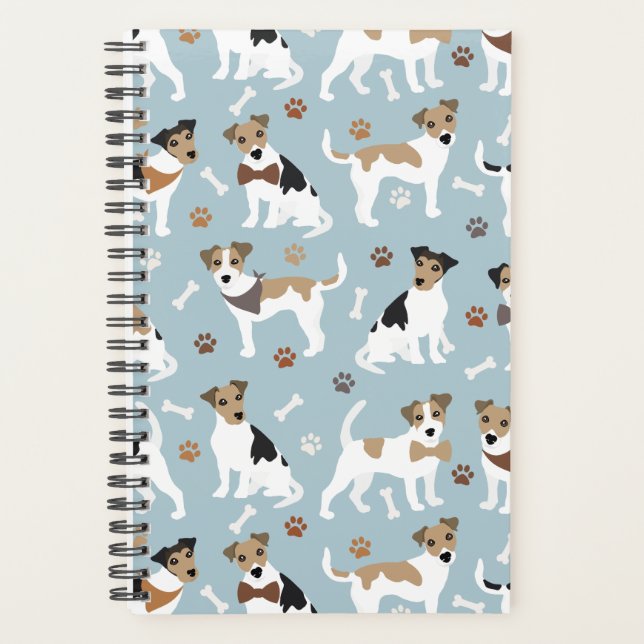 Jack Russell Terrier Paws and Bones Planner (Front)
