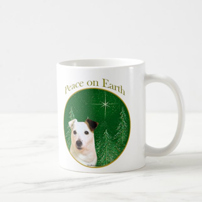 Jack Russell Terrier Peace Coffee Mug (Right)