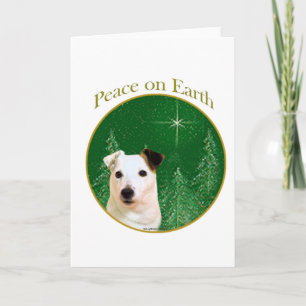 Jack Russell Terrier Peace Holiday Card