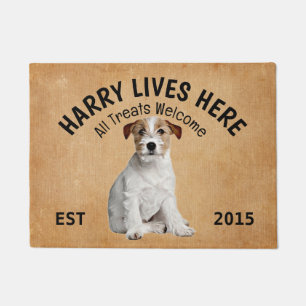 Jack Russell Terrier Personalized Dog Lover Doorm Doormat