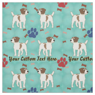 Jack Russell Terrier - Personalized Fabric