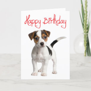 Jack Russell Happy Birthday Invitations Stationery Zazzle Ca